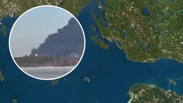 Największy port naftowy nad Bałtykiem. Atak dronowy przy granicy z Finlandią