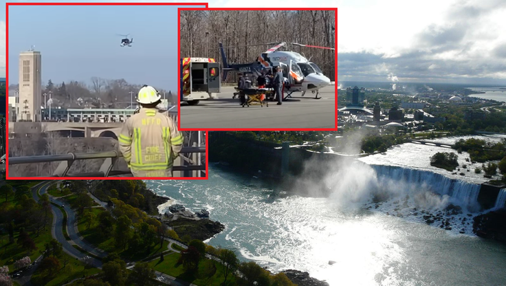 USA: Kobieta i jej syn spadli z klifu w pobliżu wodospadu Niagara. Policja mówi o samobójstwie