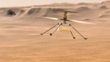 26.08.2021 05:57 Marsjański dron za jednym zamachem przeleciał 450 metrów. Zobacz to na filmie [WIDEO]