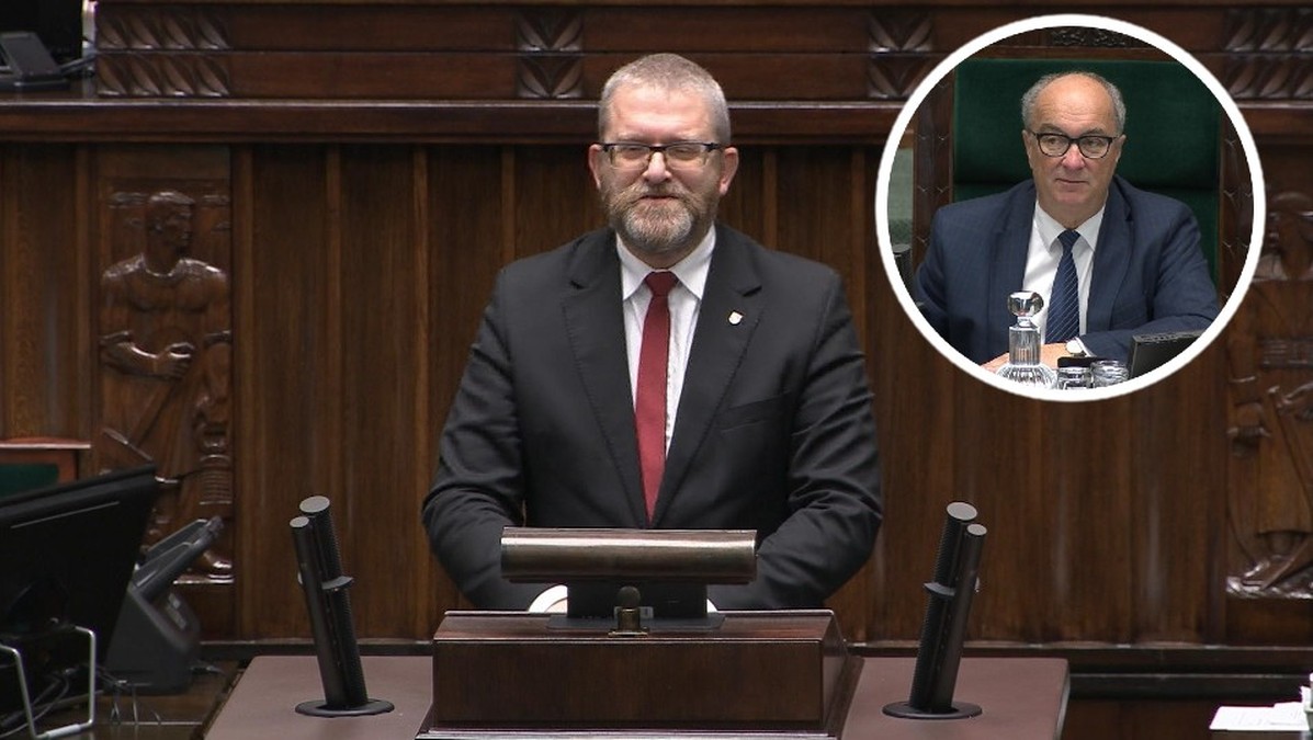 Sejm. Grzegorz Braun zaatakował z mównicy Mateusza Morawieckiego. Przerwał mu Włodzimierz Czarzasty
