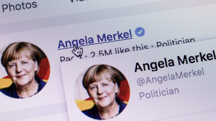 Kanclerz Angela Merkel żegna się z Facebookiem
