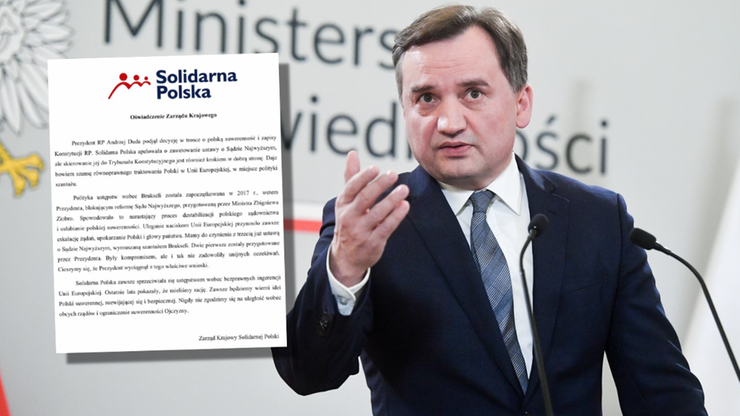 Solidarna Polska wydała oświadczenie. Decyzja prezydenta to "krok w dobrą stronę"
