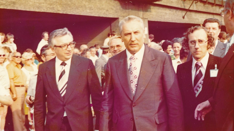 Edward Gierek w czasie wizyty w Niemczech w 1976 roku