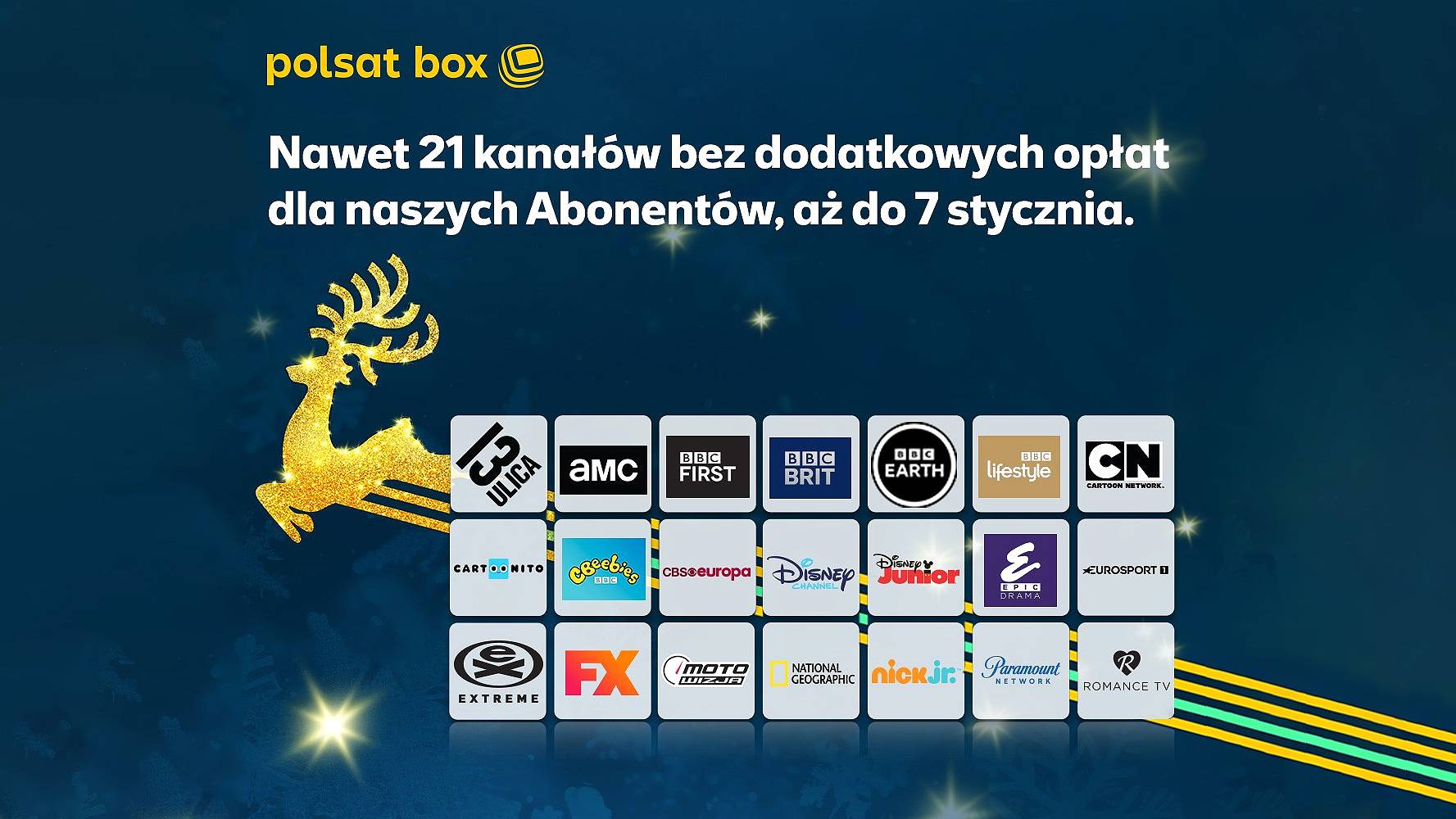 Świąteczny prezent od Polsat Box. Więcej rozrywki bez opłat!