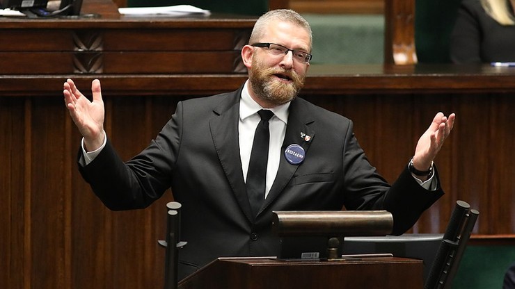 Grzegorz Braun - wyrzucony z obrad Sejmu