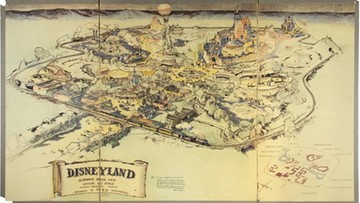 Tak wyglądał plan pierwszego Disneylandu. Jest wart ponad 2,5 miliona złotych