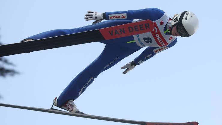 Sara Tajner podczas letnich mistrzostw Polski w skokach narciarskich kobiet w Zakopanem w 2024 roku