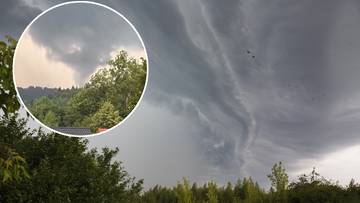 Trąba powietrzna w Małopolsce Przerażające nagrania w sieci