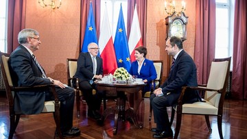 Spotkanie premier Szydło i Timmermansa