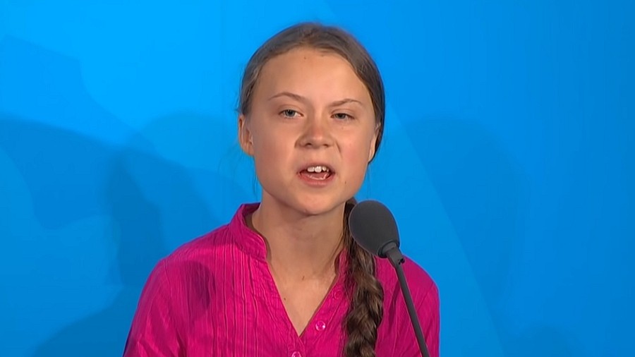 Greta Thunberg. Fot. YouTube.