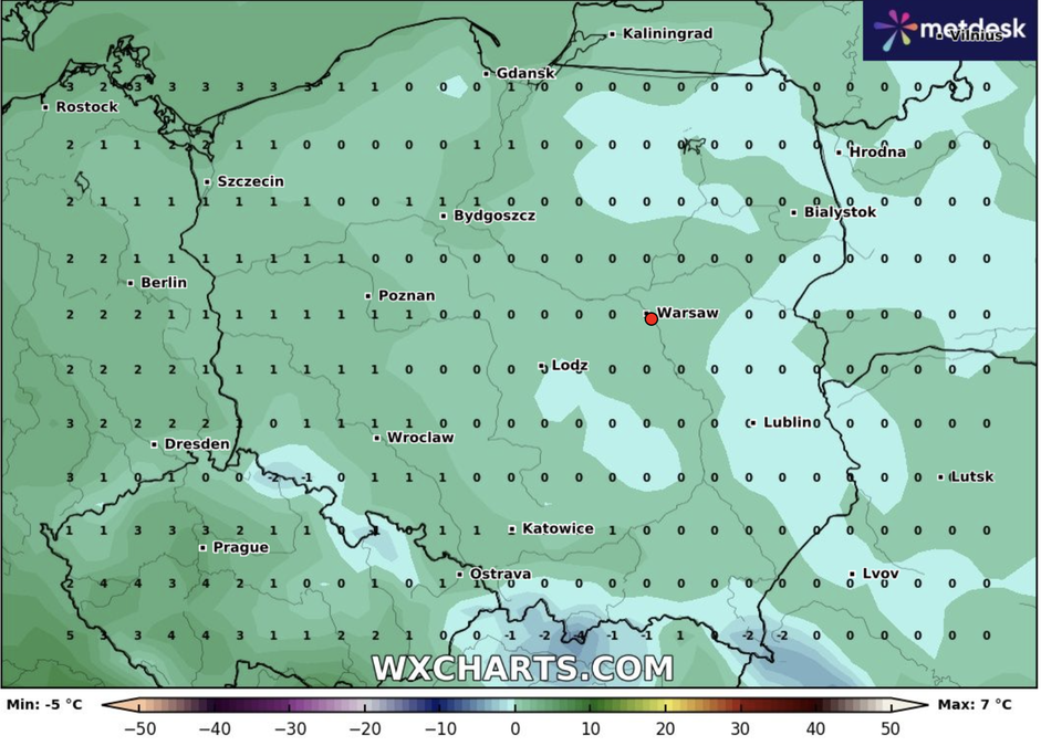 Prognoza pogody na sobotę