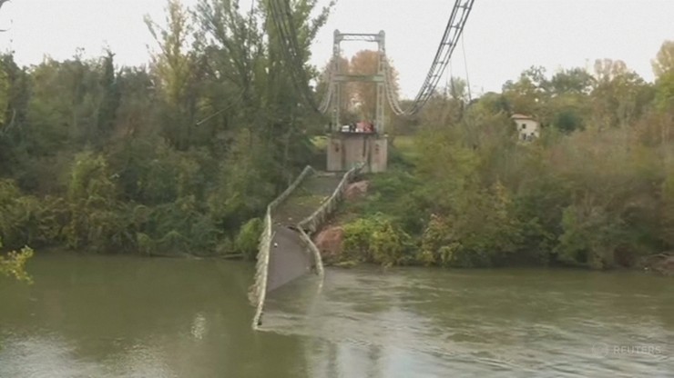 Francja: Zawalił Się Most, Auta Wpadły Do Rzeki. Nie Żyje 15-Latka, Ofiar Może Być Więcej - Polsat News
