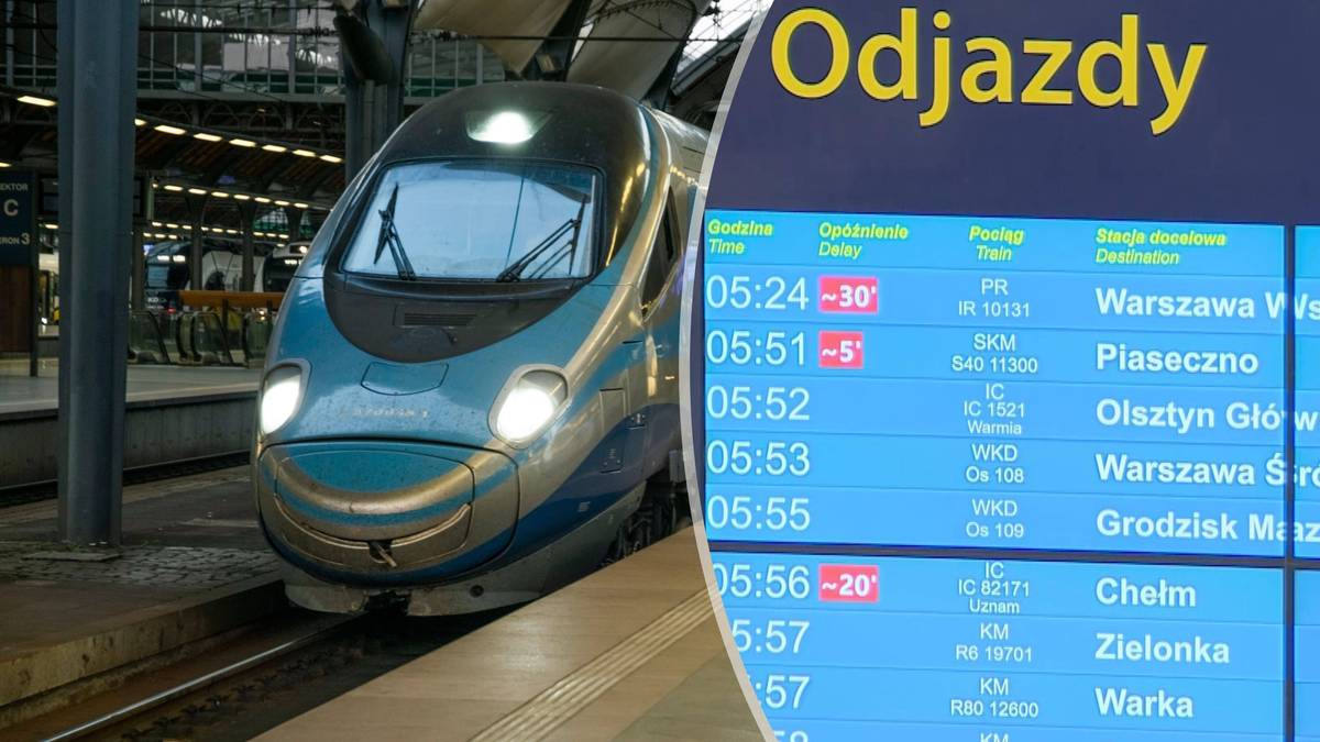 Zdjęcie do aktualności: Paraliż na kolei. Odwołane i opóźnione pociągi