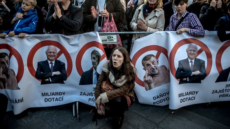 Demonstracje w kilku czeskich miastach. Domagano się ustąpienia ministra finansów Babisza