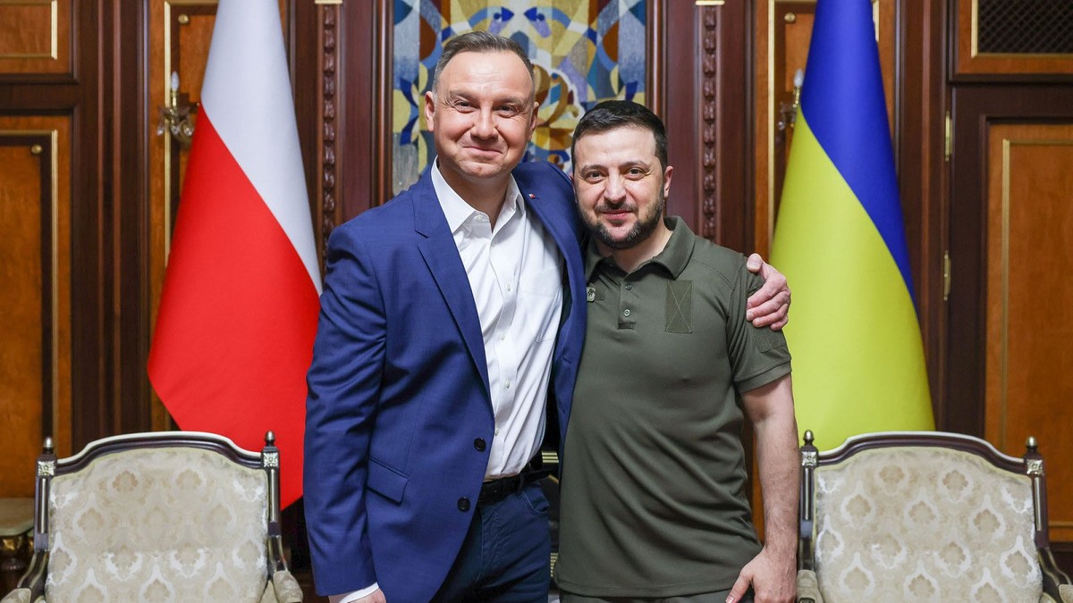 Prezydent Ukrainy Wołodymyr Zełenski w środę przyjedzie do Polski