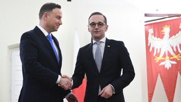 Szef MSZ Niemiec w Polsce. Rozpoczęło się spotkanie z prezydentem Dudą