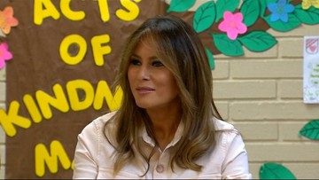 Melania Trump odwiedziła dzieci imigrantów w ośrodku odosobnienia