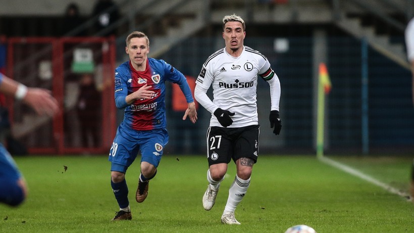 Legia Warszawa górą w Gliwicach. O wszystkim przesądził rzut karny