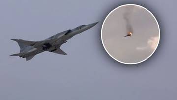 2024-04-19 Rosja. Rozbił się bombowiec Tu-22M3. Maszyna runęła z hukiem