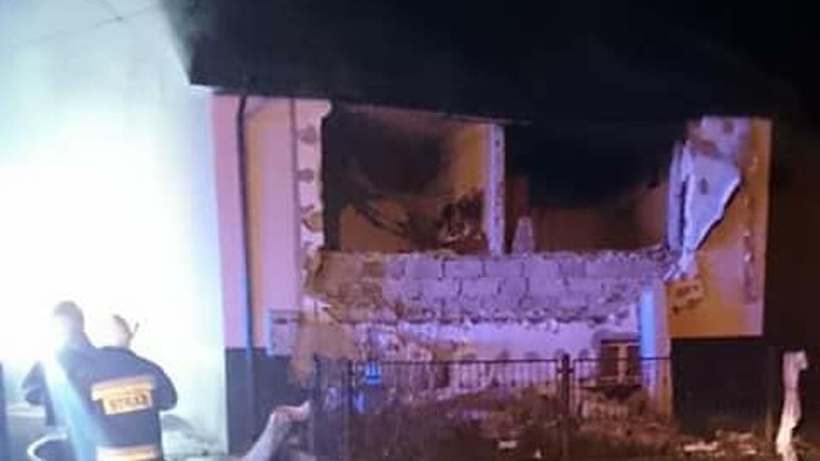 Wybuch gazu w Modliszewicach. Cztery osoby trafiły do szpitala
