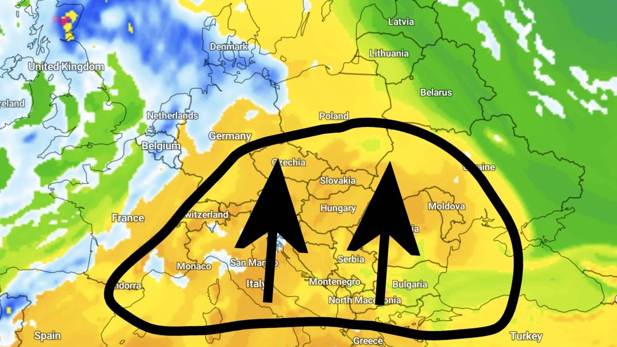 Z południa Europy nad Polskę napłynie wyjątkowo ciepłe powietrze. Fot. imweather.com