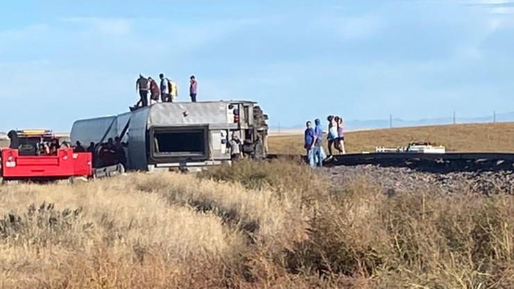 USA. Katastrofa kolejowa w Montanie. Trzy osoby zginęły, kilkunastu rannych