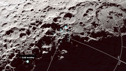 22.08.2018 07:00 NASA odkryła lód wodny na biegunach Księżyca. Ułatwi nam on kolonizację