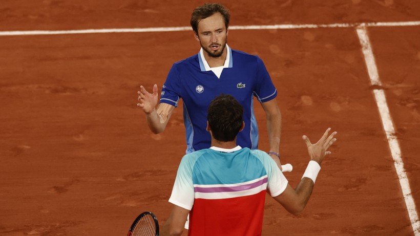 Roland Garros: Daniił Miedwiediew odpadł w 1/8 finału