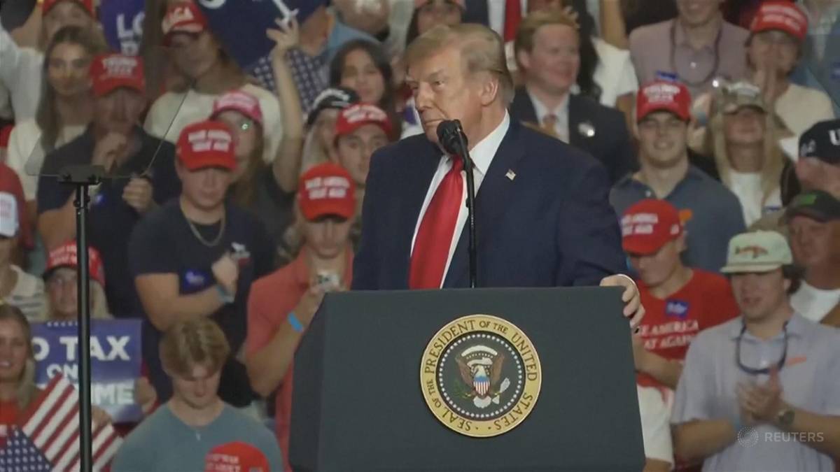 Przerwane wystąpienie Trumpa. Prezydent USA nie przebierał w słowach