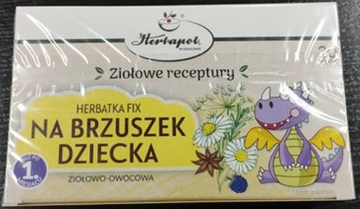 GIS nakazuje wycofanie herbatki na brzuszek dziecka z powodu przekroczenia dopuszczalnego poziomu alkaloidów pirolizydynowych