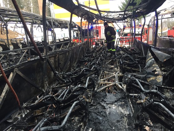 Lądek-Zdrój: spłonęły trzy autokary turystyczne