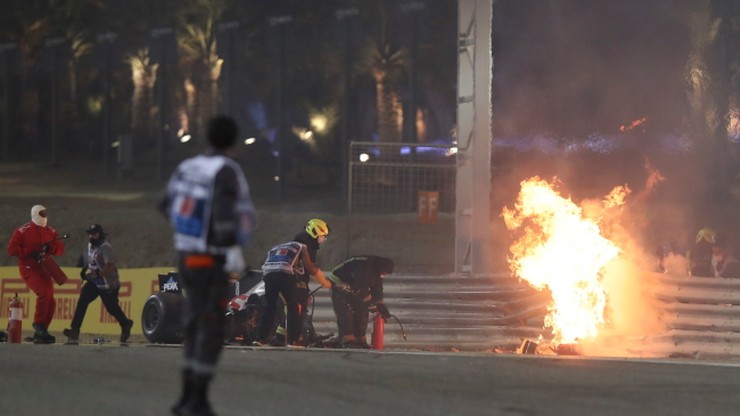 Formuła 1. Team Haas: Romain Grosjean powinien opuścić szpital we wtorek