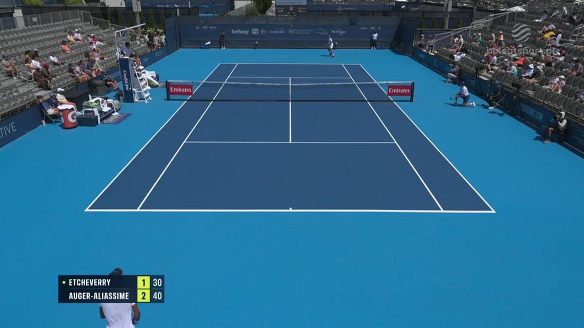 Tomas Martin Etcheverry - Felix Auger-Aliassime. Skrót meczu