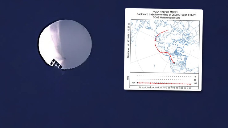Tajemniczy chiński balon nad USA. Amerykanie chcieli go zestrzelić