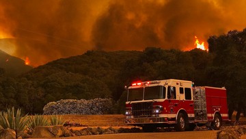 Około 5 tys. strażaków walczy z pożarami w Kalifornii. "Ściana ognia"