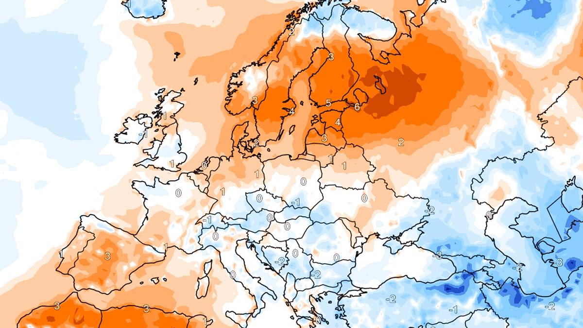 Jaka pogoda czeka nas w Święta? Fot. climatereanalyzer.org