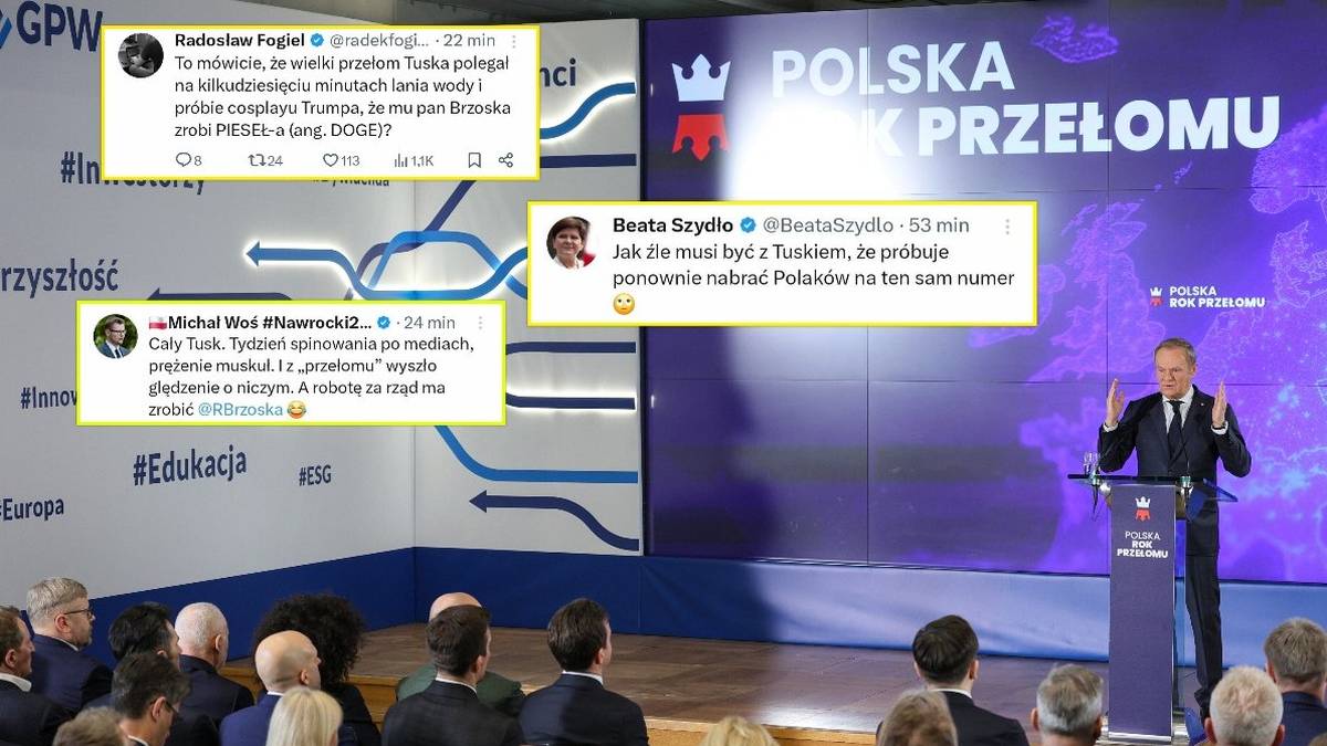 Donald Tusk przedstawił plan gospodarczy dla Polski. Fala komentarzy po konferencji premiera