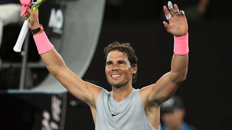 Tylko trzy stracone gemy Nadala na otwarcie Australian Open