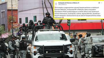 Zamieszki w Meksyku po śmierci El Mencho. Polska ambasada wydała ostrzeżenie