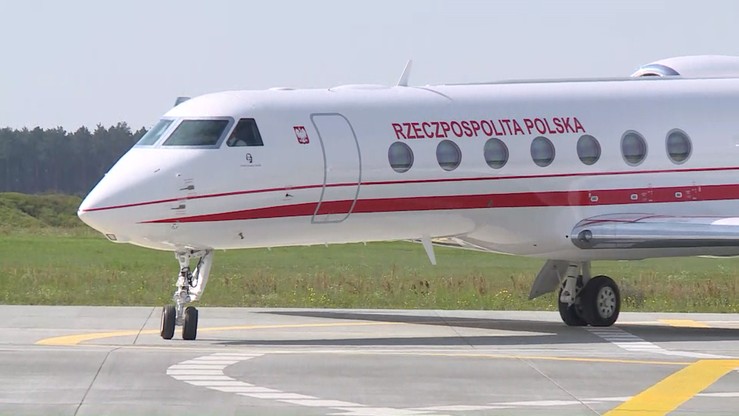 Awaryjne lądowanie rządowego samolotu Gulfstream