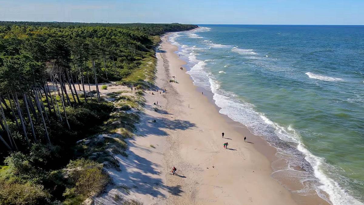 Plaża w Lubiatowie najpiękniejszą w Polsce. Fot. TwojaPogoda.pl
