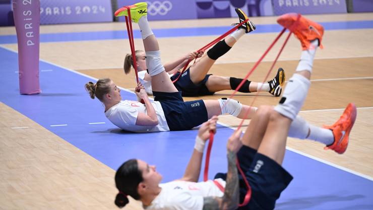 Trening reprezentacji Polski siatkarek