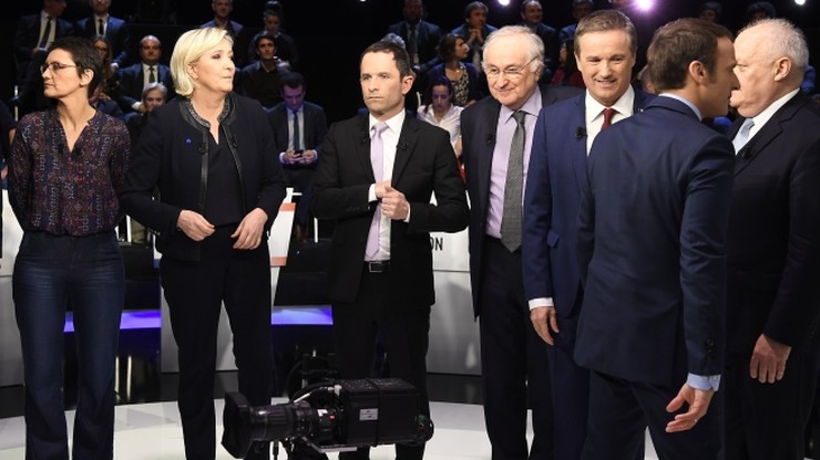 Debata prezydencka we Francji. Le Pen zaatakowana za antyunijne poglądy