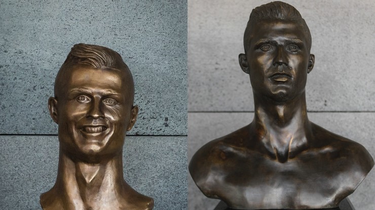 "Niepodobizna" Ronaldo zniknęła z lotniska na Maderze. Pomnik zastąpiono nowym