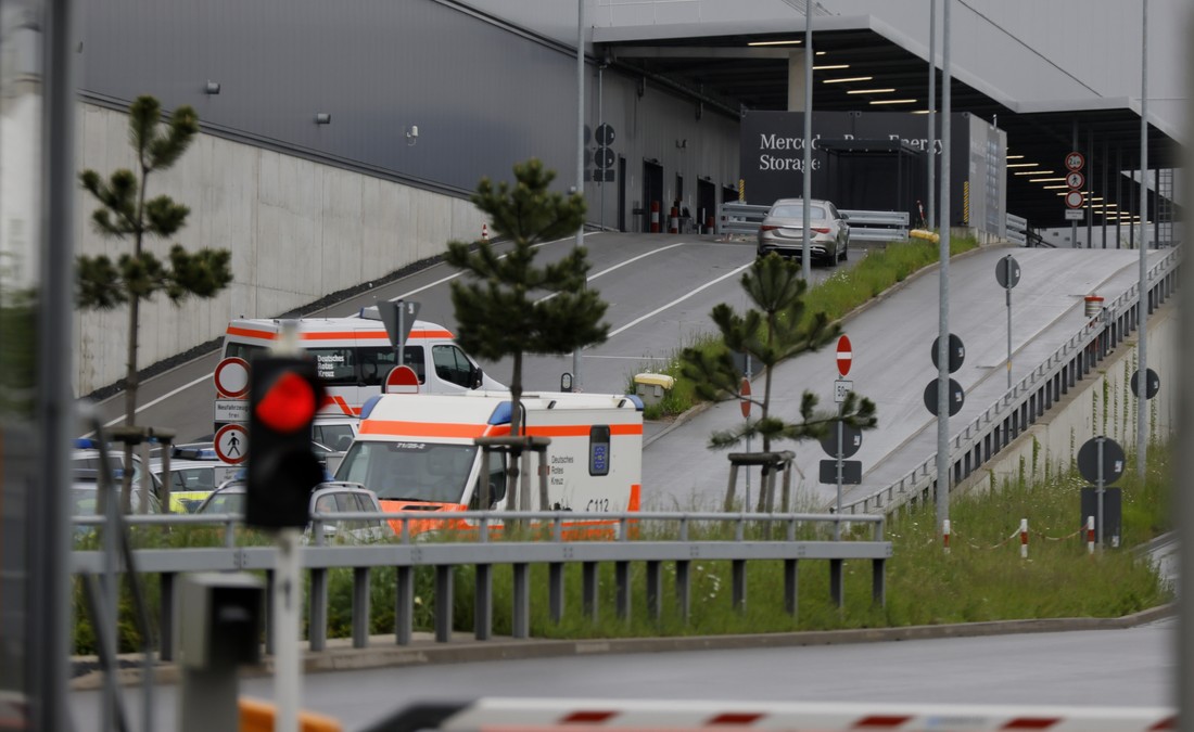 Niemcy: Strzelanina w fabryce Mercedesa. Zginęły dwie osoby
