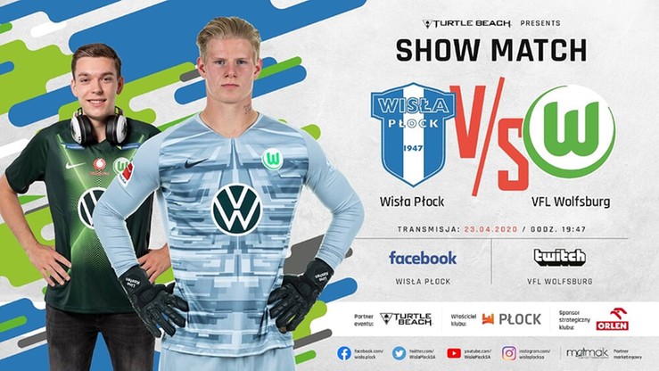 Wisła Płock zagra z Wolfsburgiem. Na wirtualnym boisku