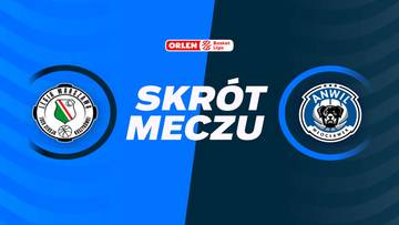 Legia Warszawa - Anwil Włocławek. Skrót meczu