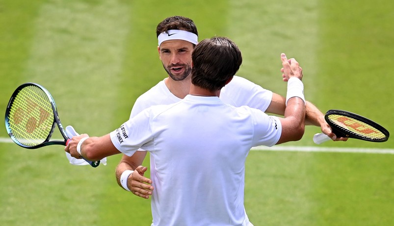 Wimbledon: Steve Johnson - Grigor Dimitrov. Faworyt skreczował z powodu kontuzji