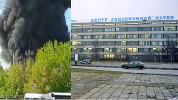 Pożar w instytucie lotniczym 40 km od Moskwy