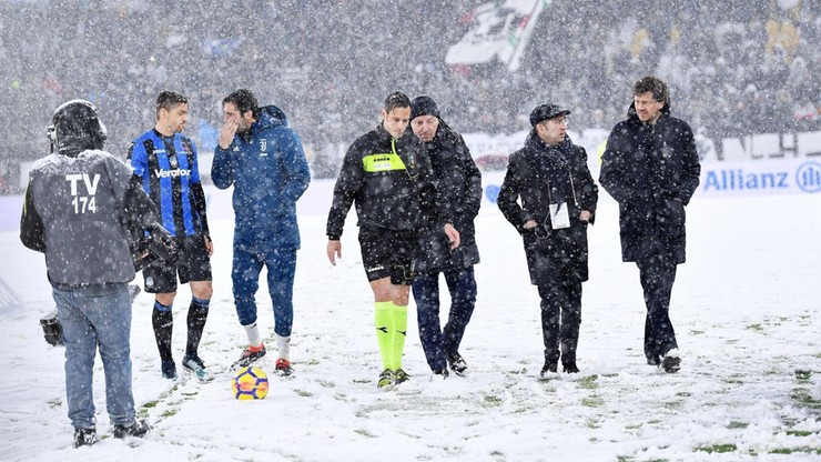 Turyn zaśnieżony! Mecz Juventusu z Atalantą przełożony